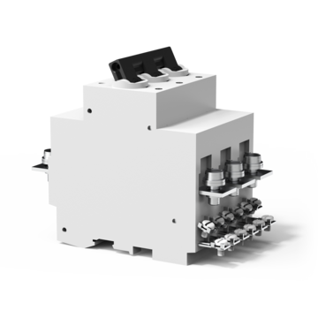 Typ 520/530 von E-T-A： Ein-， zwei- （Typ 520） oder dreipolige （Typ 530）， thermisch-magnetische Leistungsschutzschalter.